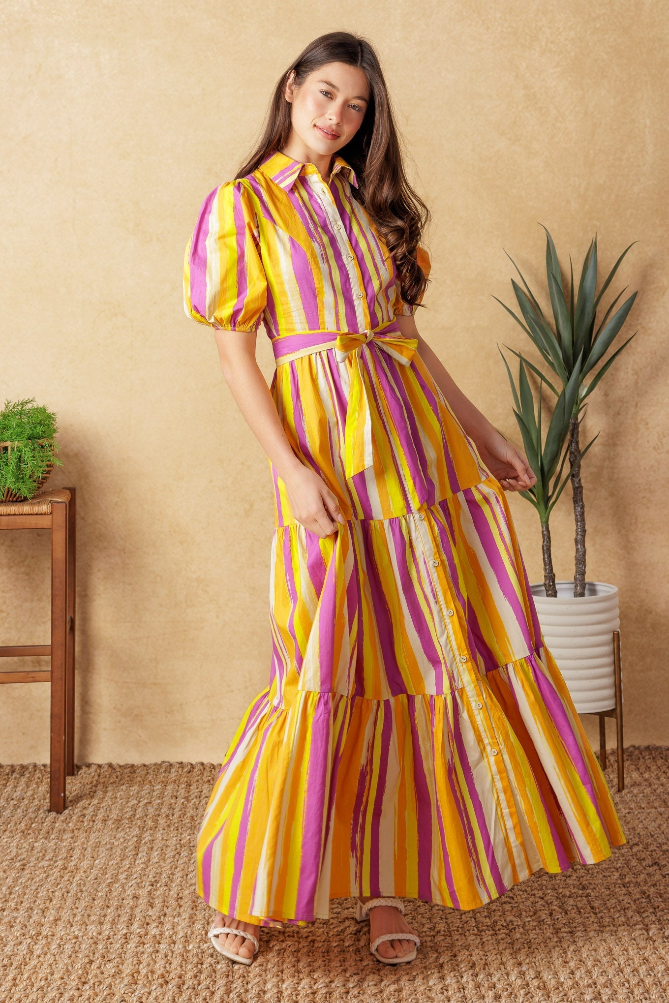 Robe Maxi Popeline Douceur De Soirée