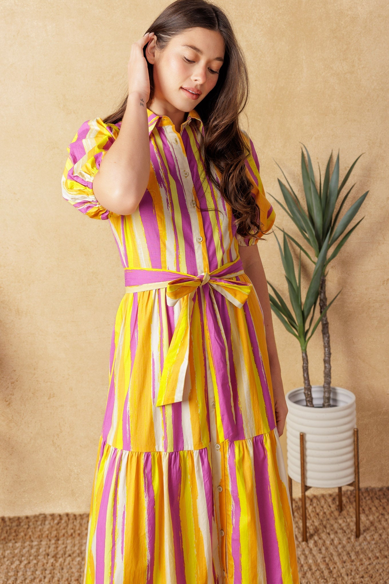 Robe Maxi Popeline Douceur De Soirée