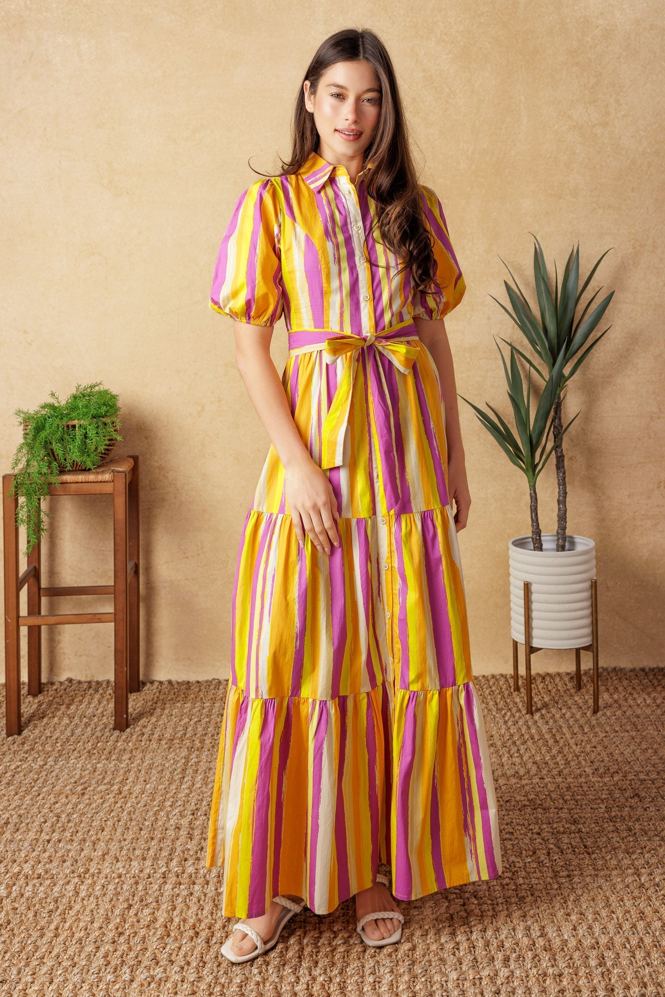 Robe Maxi Popeline Douceur De Soirée