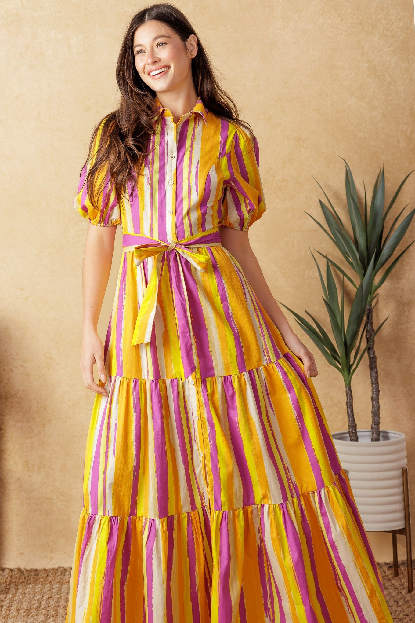 Robe Maxi Popeline Douceur De Soirée
