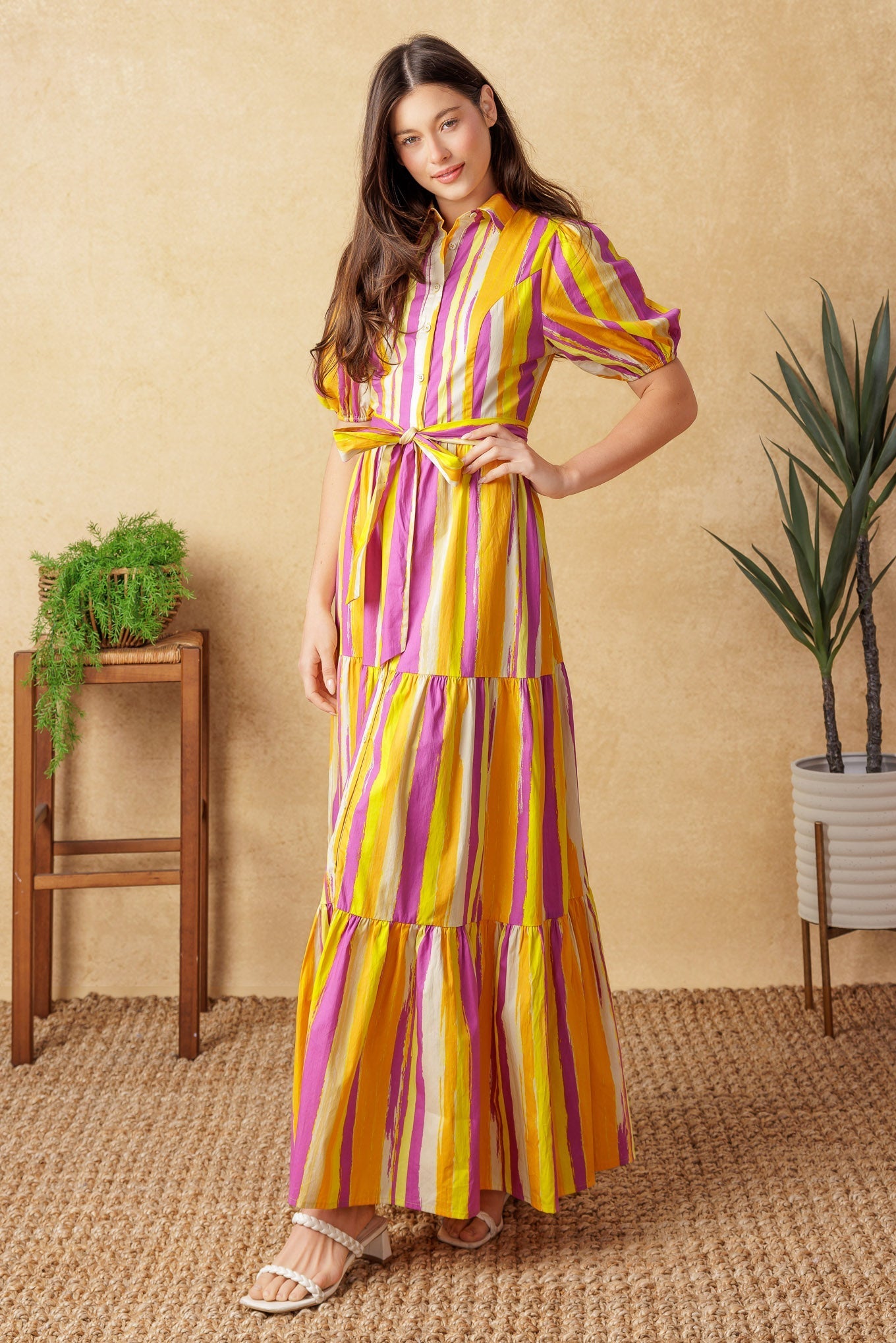 Robe Maxi Popeline Douceur De Soirée