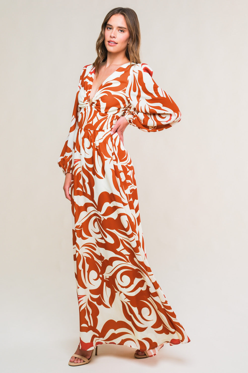 Love in Your Eyes Romantic Woven Maxi Dress