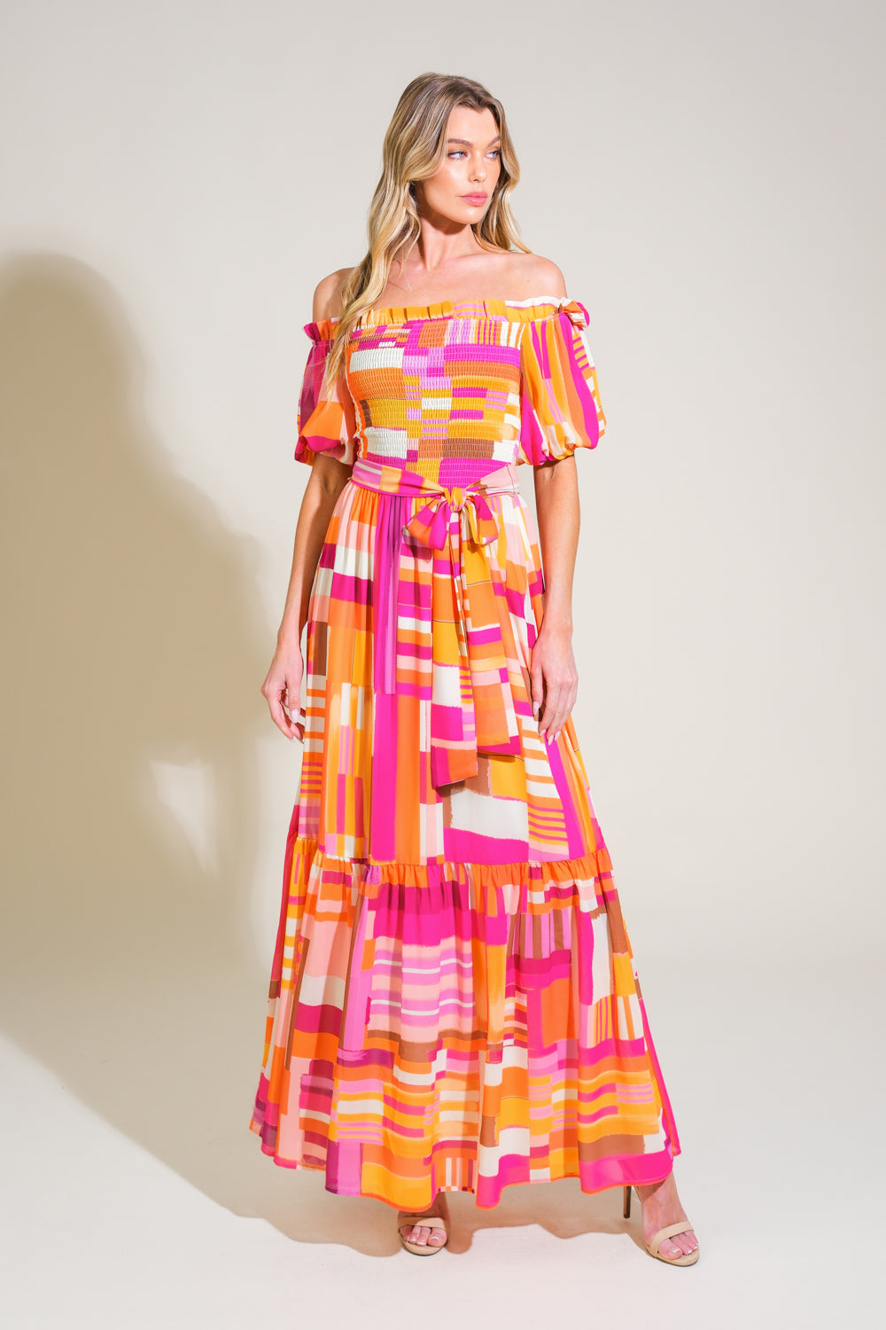 Sunshine Squeeze Woven Maxi