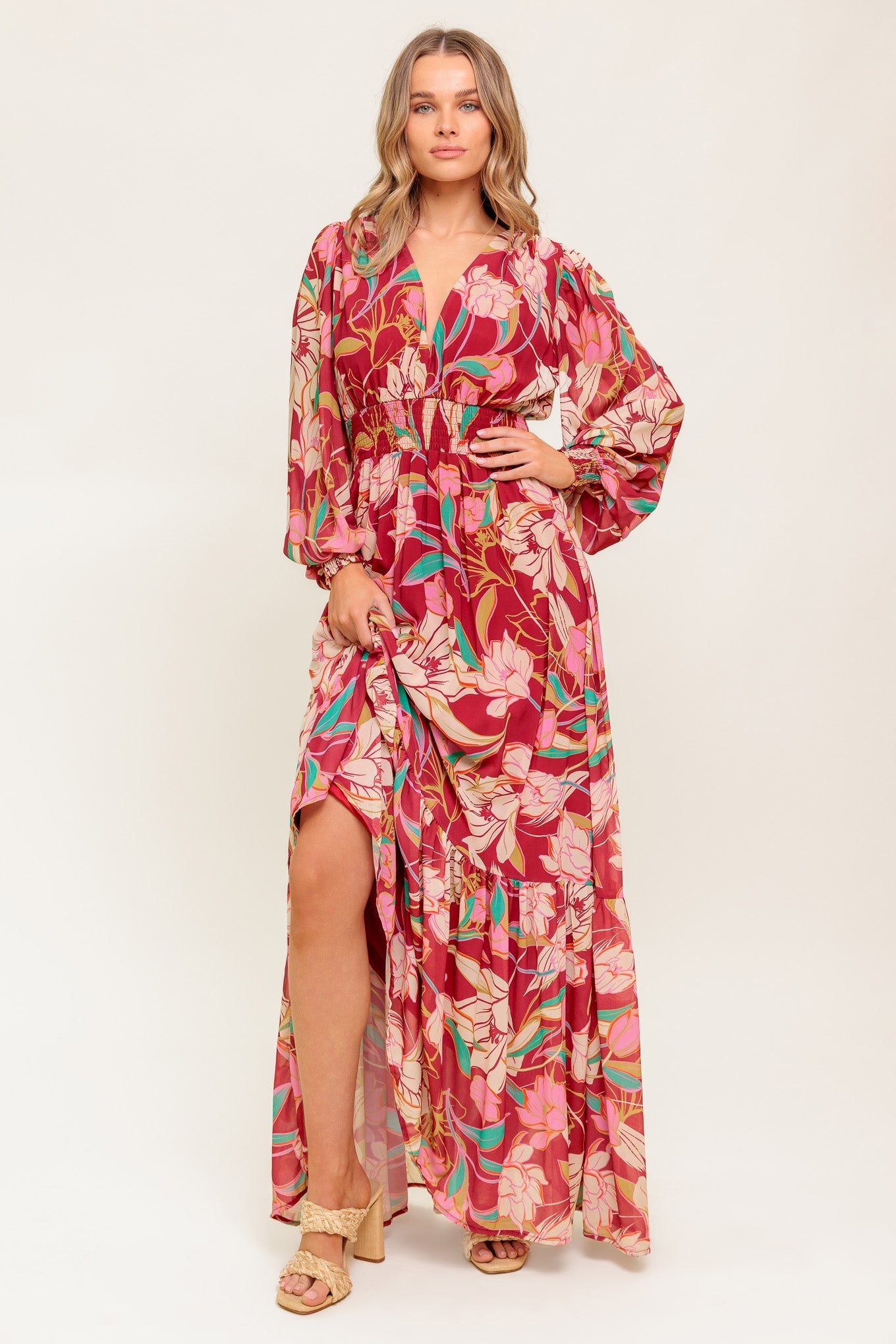 Classic- Amazing Presence Woven Maxi Dress