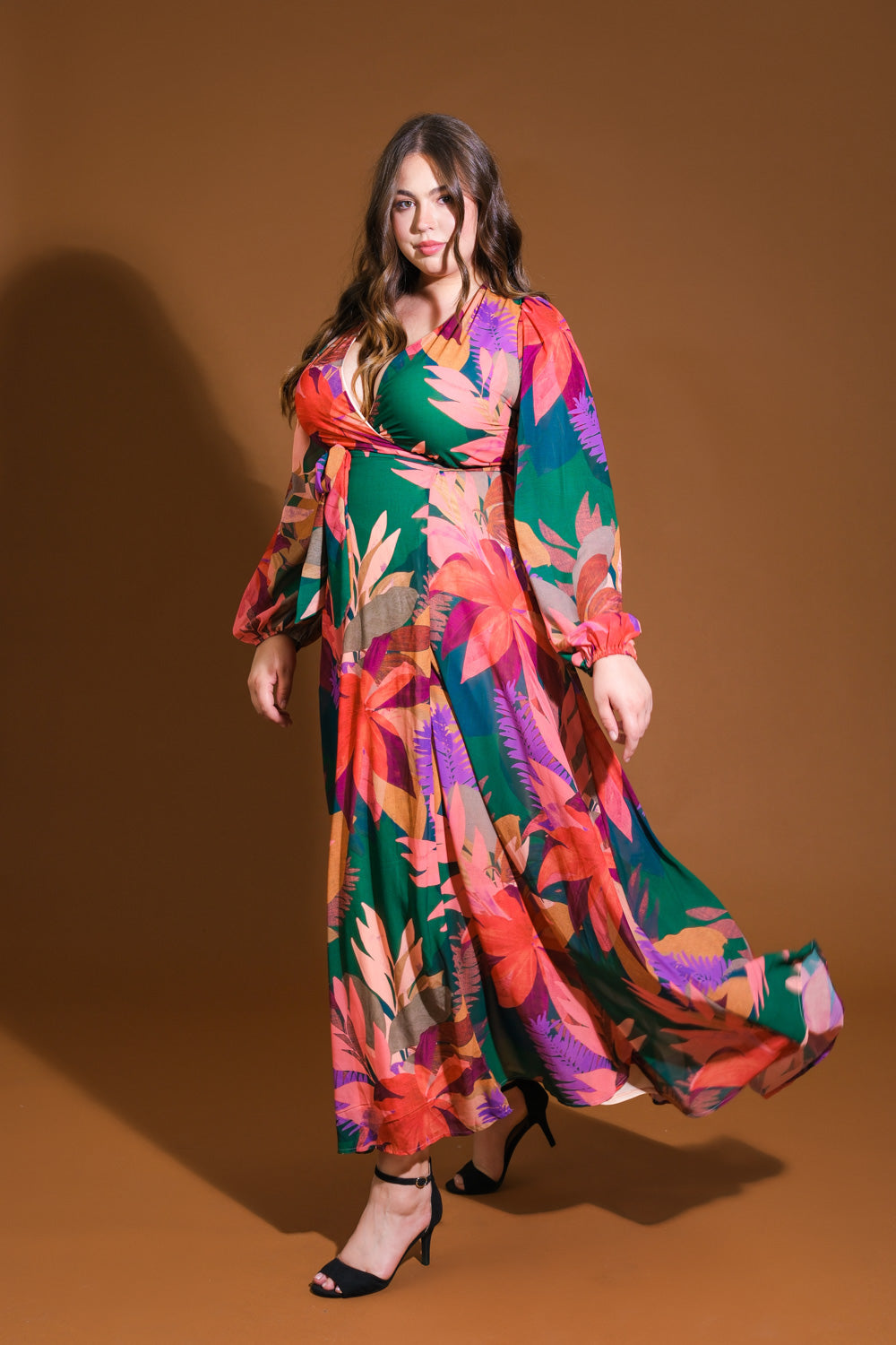 Neutral / Standard- Honey Hug Woven Maxi Dress
