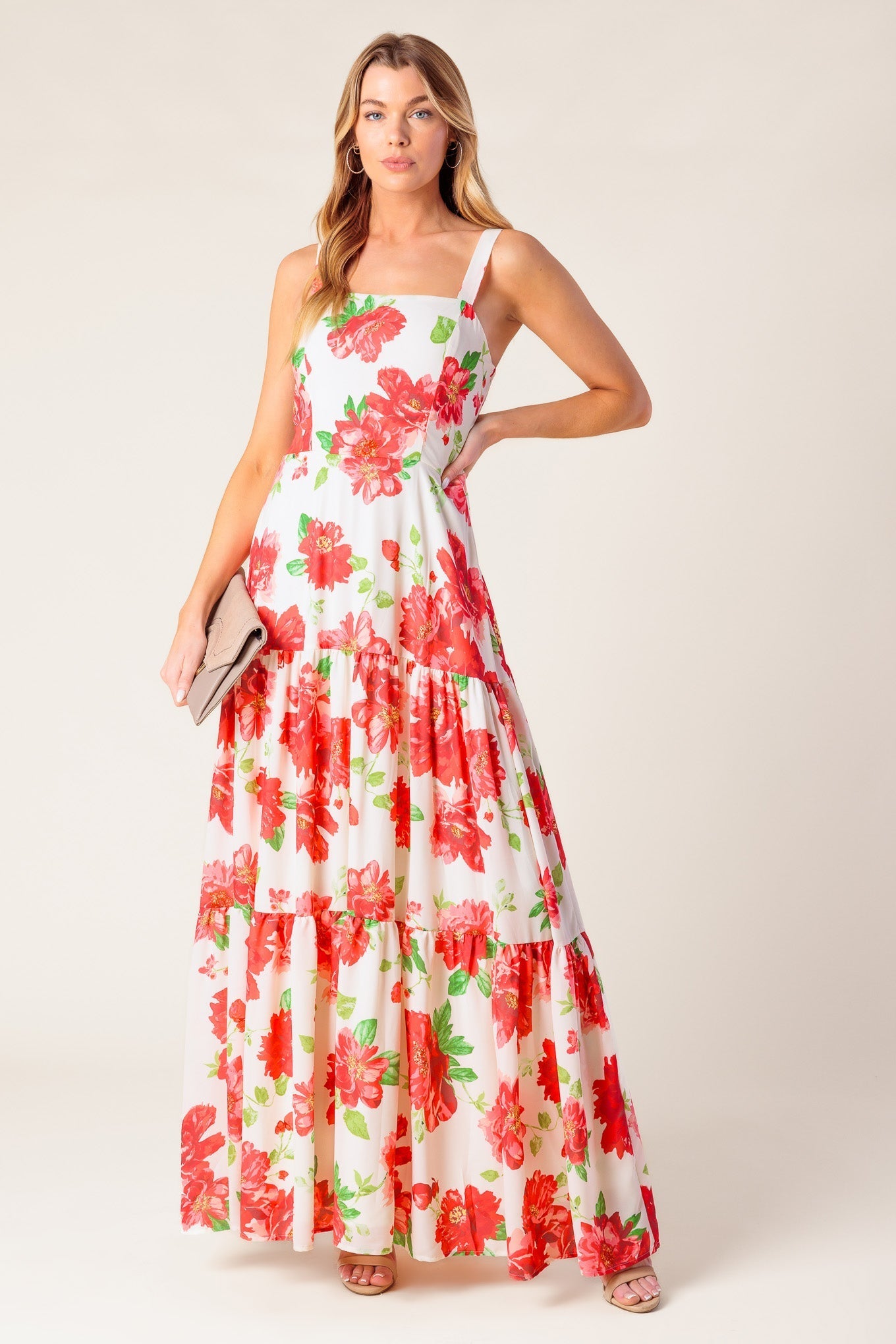 Lost in the Details Woven Maxi Dress