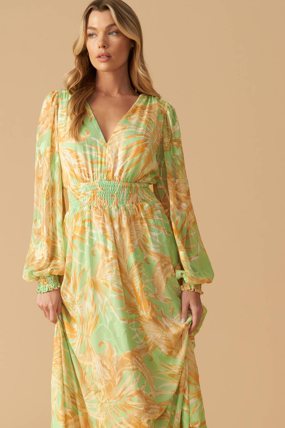 Sunset Sashay Woven Maxi Dress