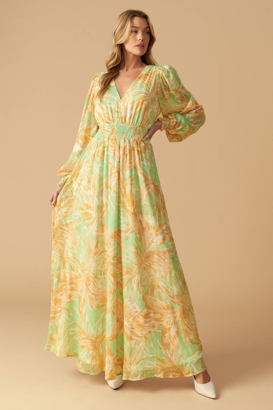 Sunset Sashay Woven Maxi Dress