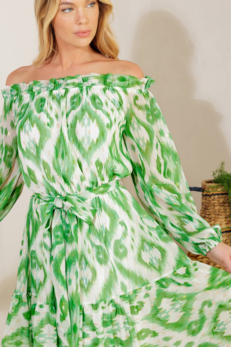 Eclipse Whisper Woven Maxi Dress