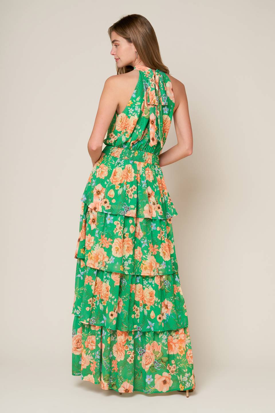 Robe Maxi Tissée Éclat De Porcelaine