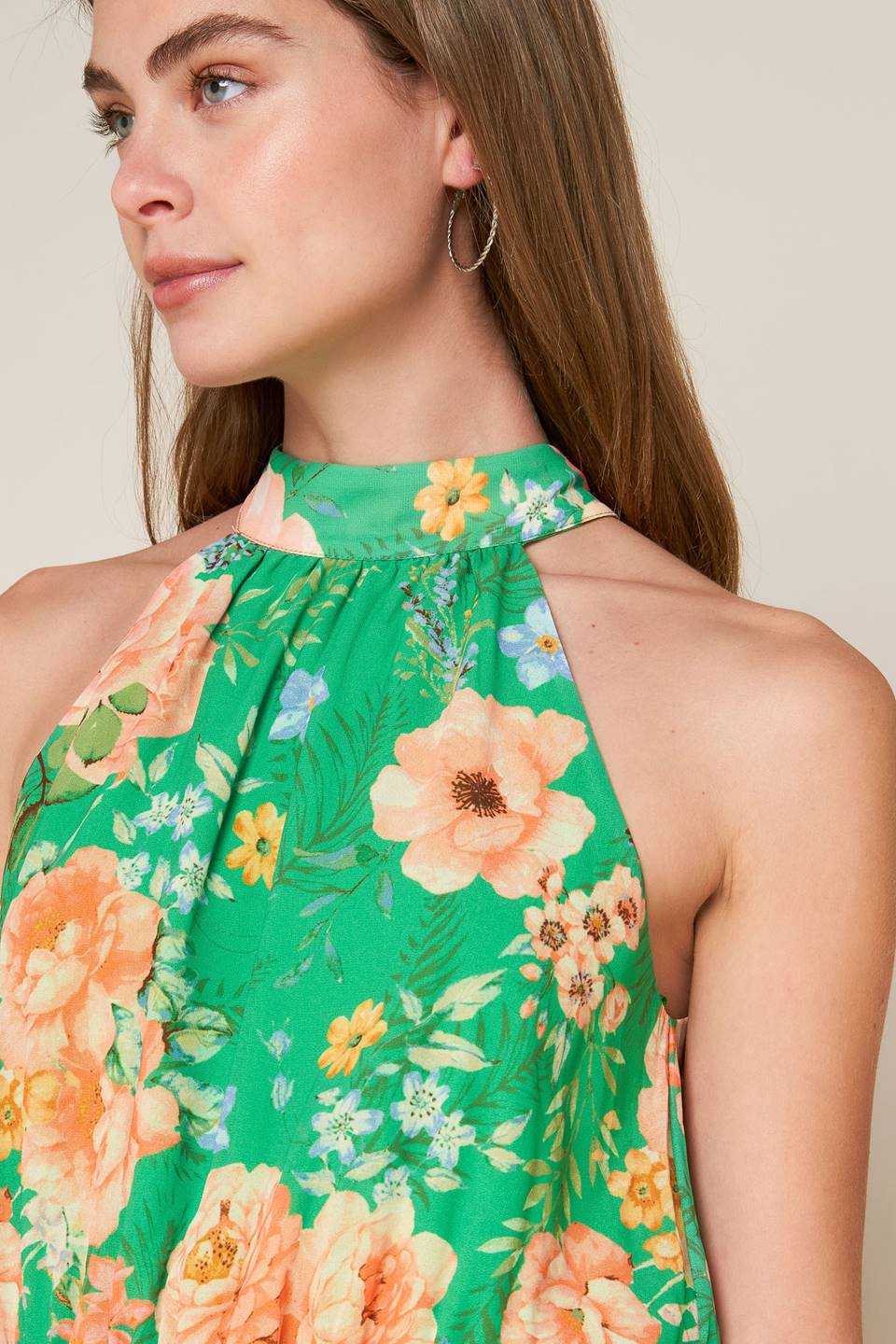 Robe Maxi Tissée Éclat De Porcelaine
