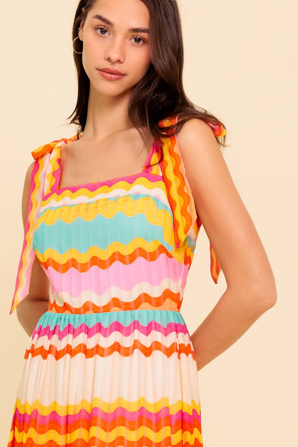 Robe Maxi Tissée Projecteur