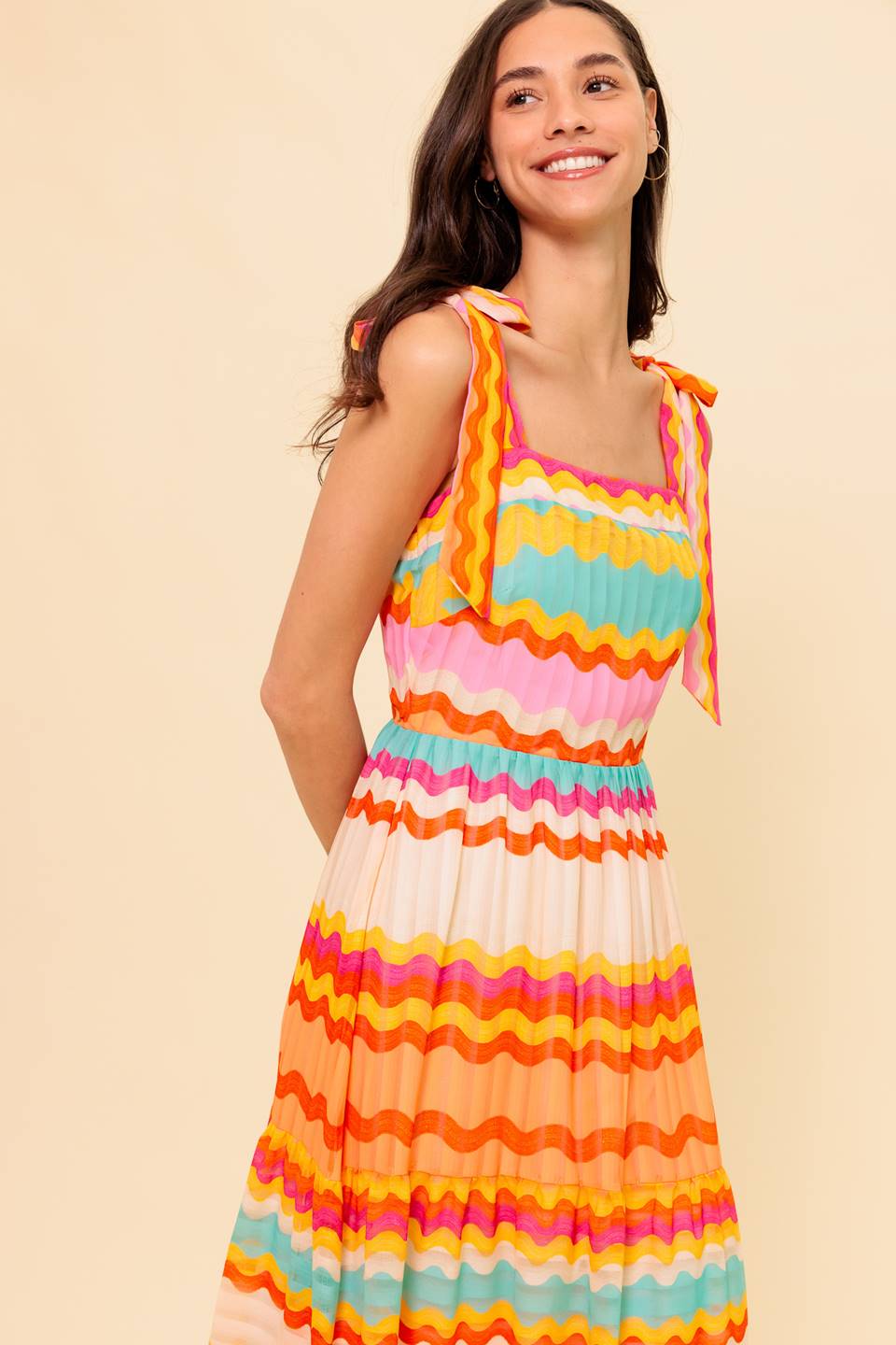 Robe Maxi Tissée Projecteur