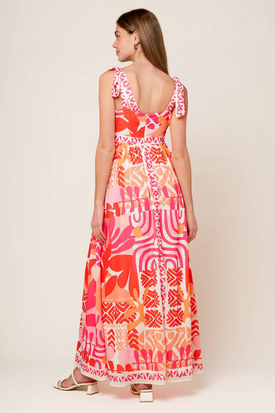 Drive-In Movie Woven Maxi Dress