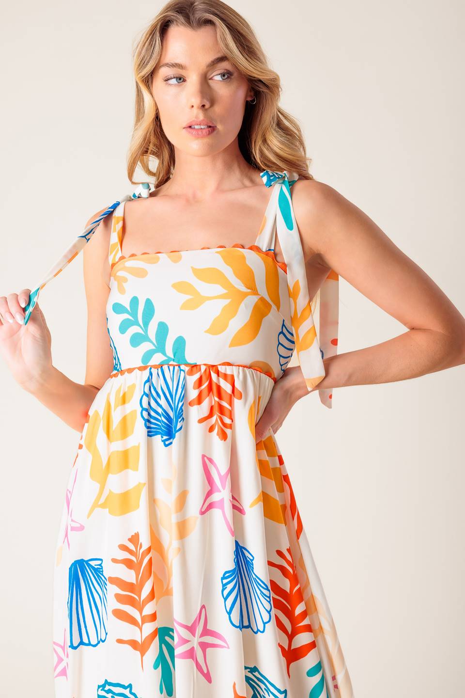 Meadow-Frolic Woven Maxi Dress
