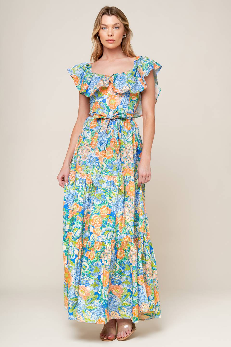 Garden Party Woven Maxi Dress