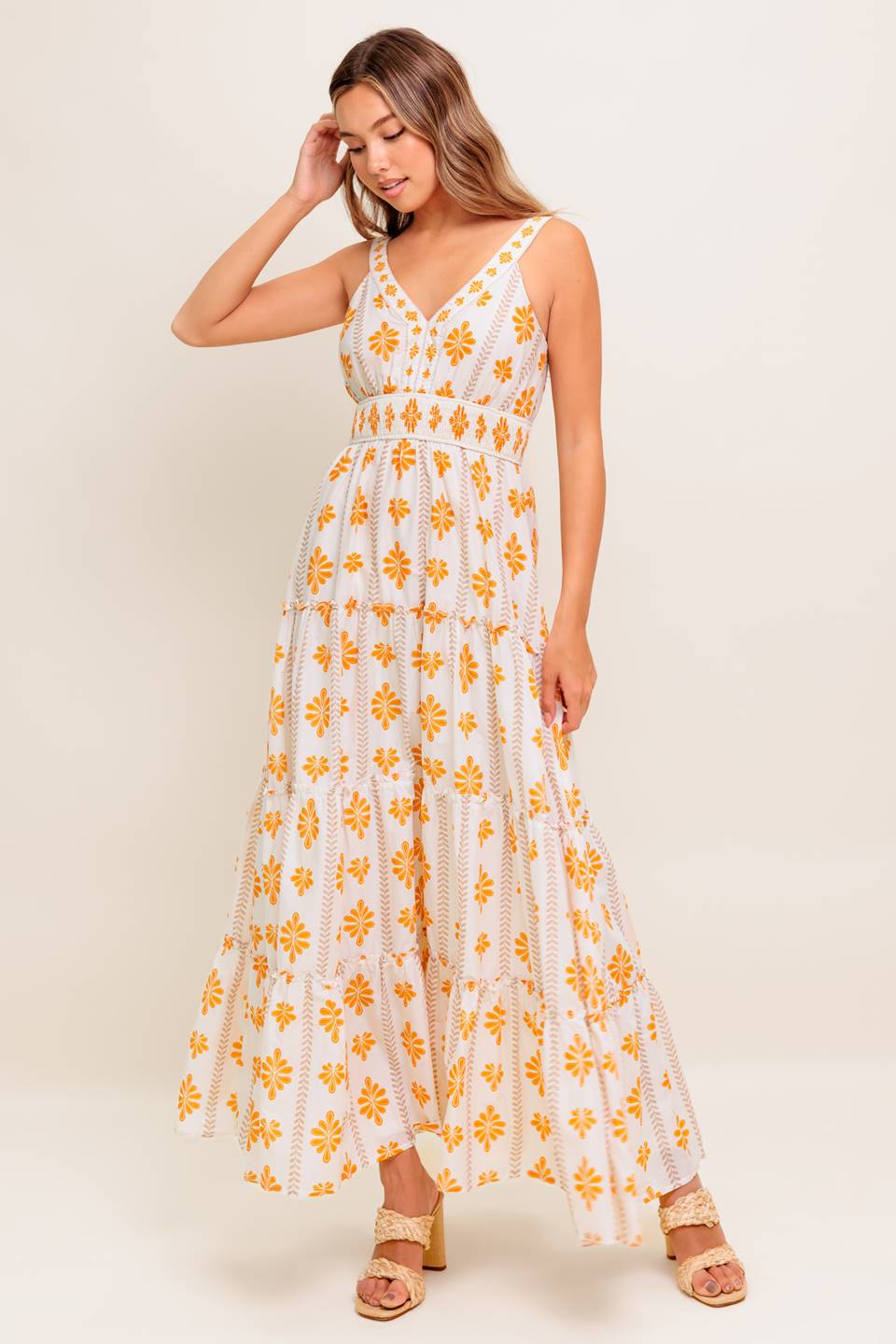 Daily Delight Women's Woven Maxi Dress