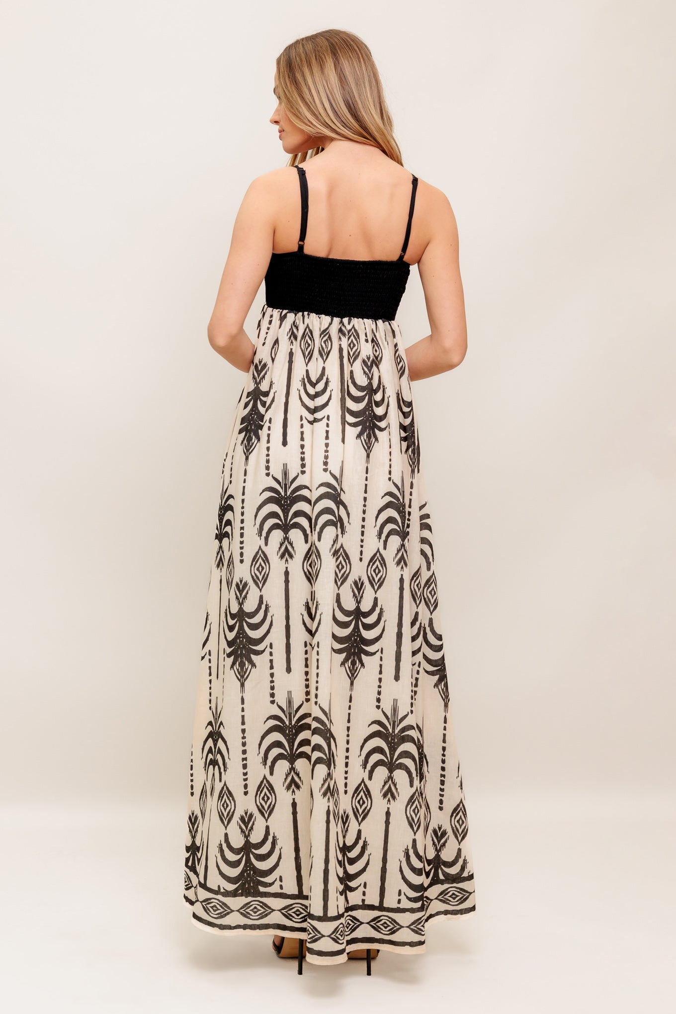 Robe Maxi Tissée Paradis des Palmiers