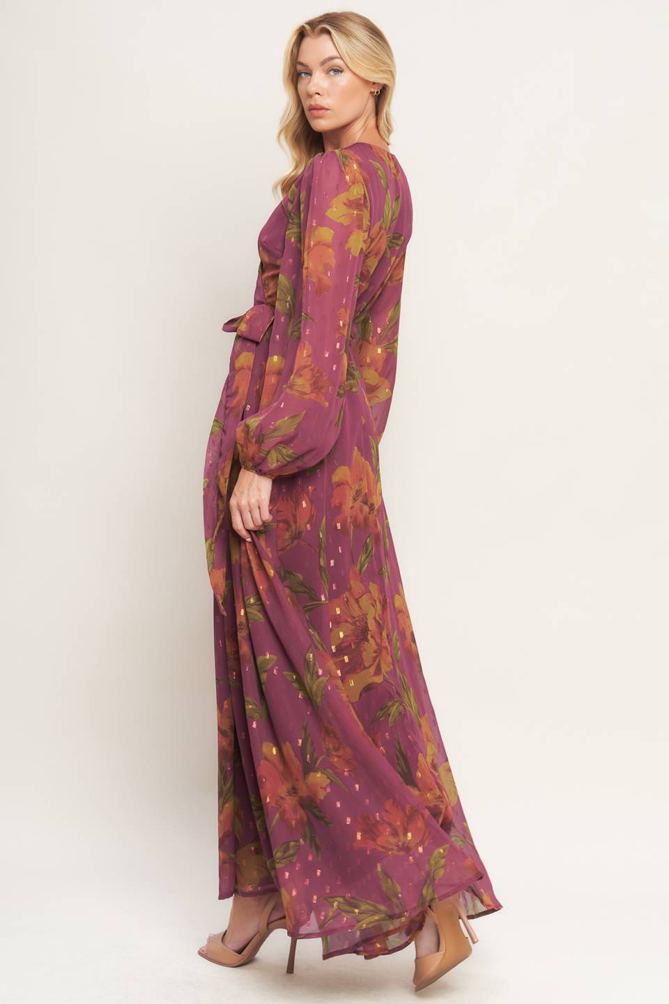 Robe Maxi Tissée Jardin de Braises