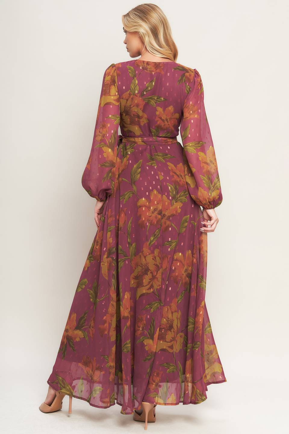 Robe Maxi Tissée Jardin de Braises