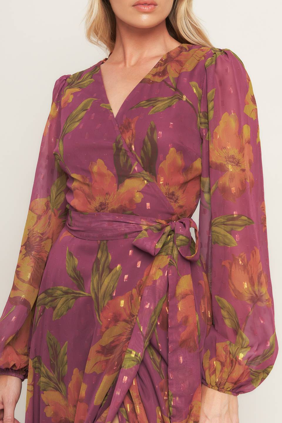 Robe Maxi Tissée Jardin de Braises