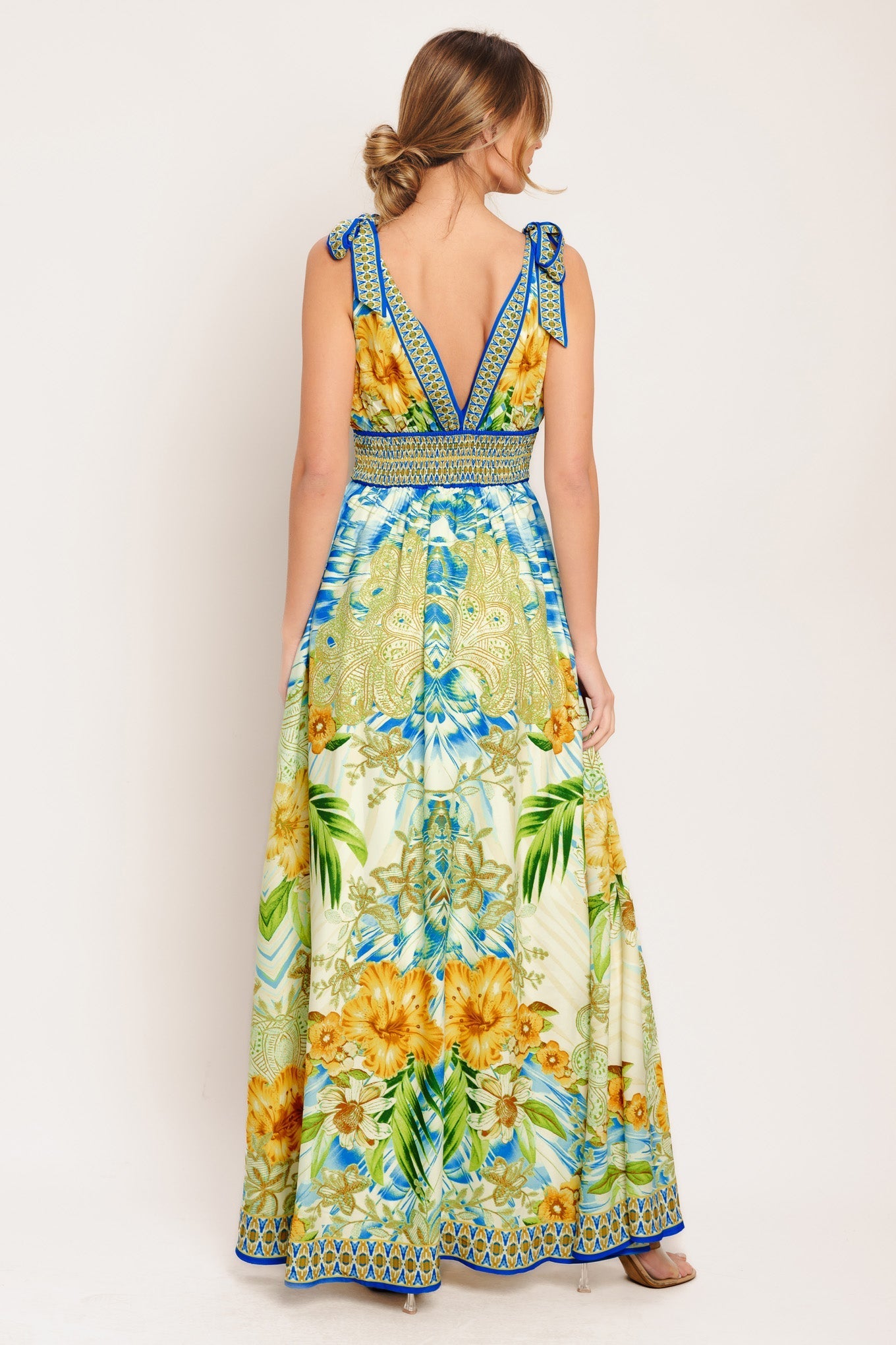 Opulent Woven Resort Maxi Dress