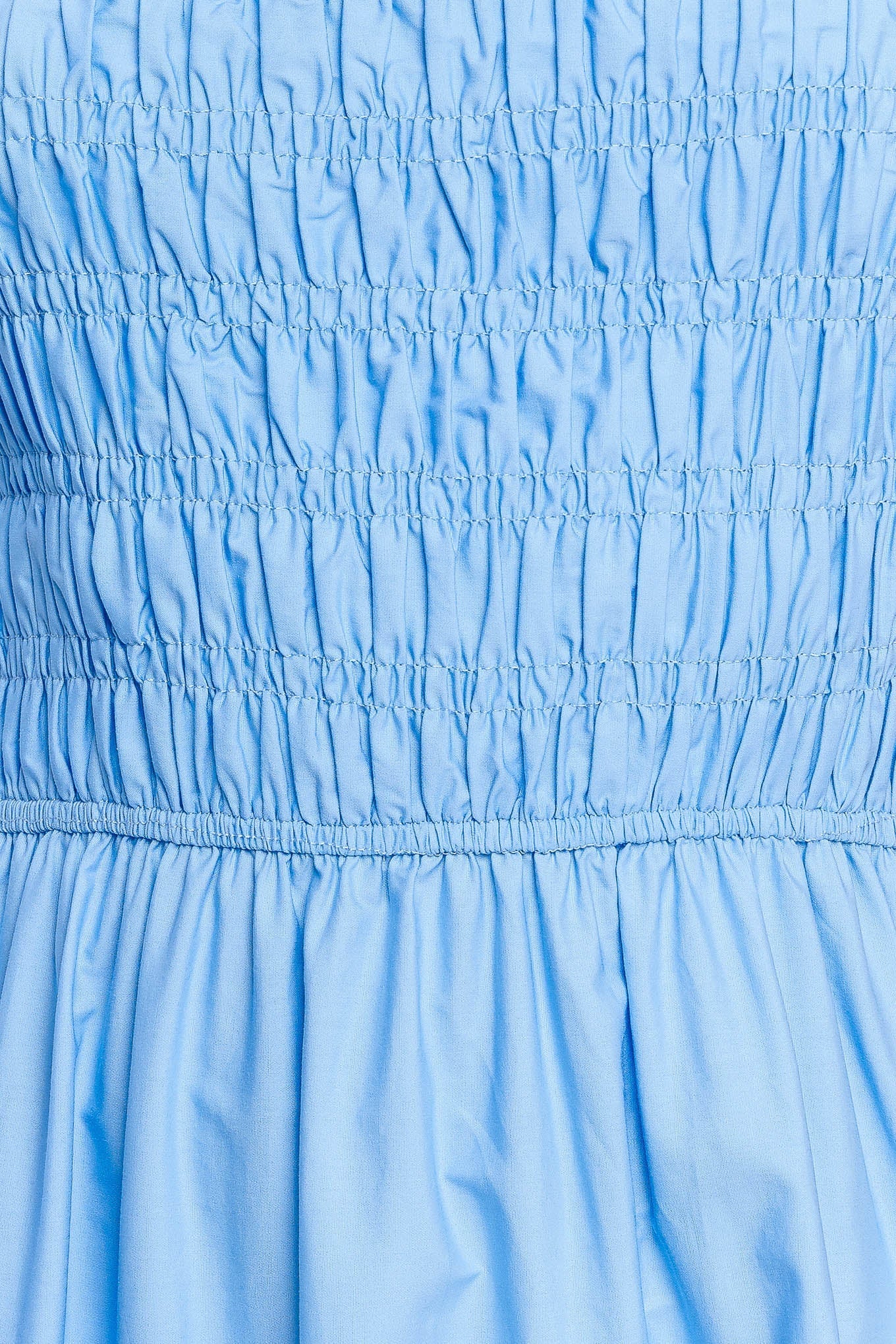 Robe longue tissée à volants Douce sérénité