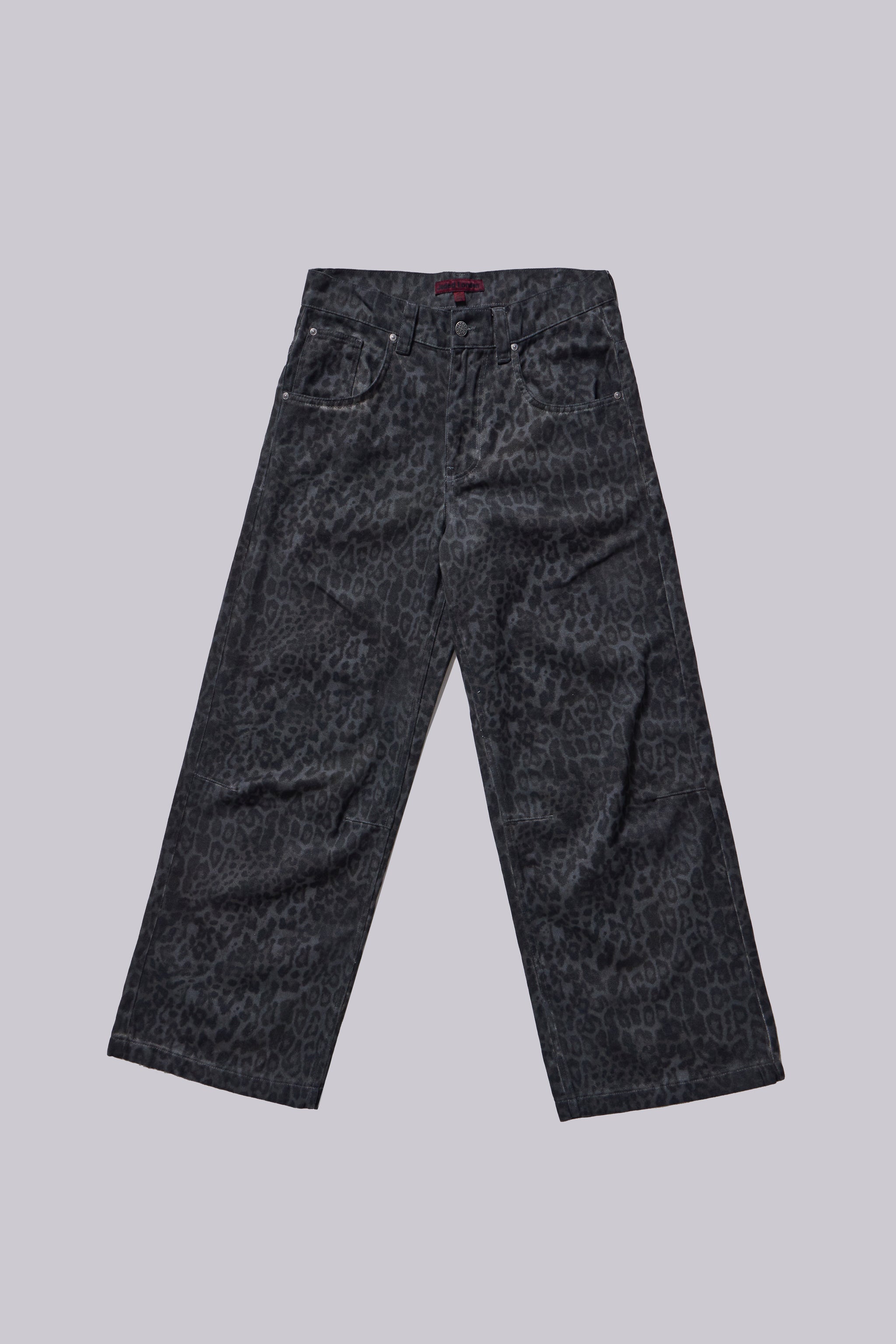 Koksgrå Leopard Fade Colossus Jeans