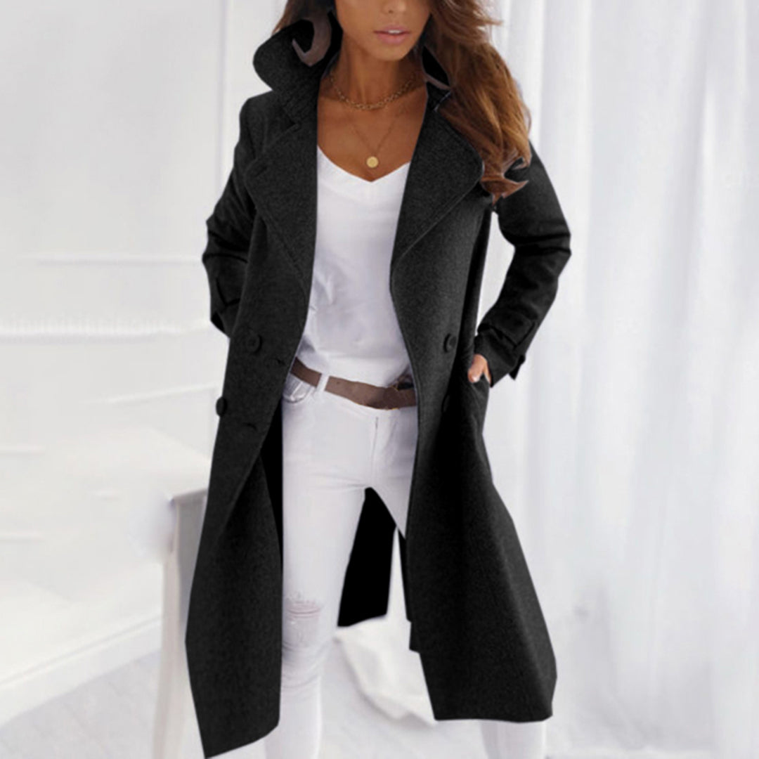 Dames Lange Trenchcoat