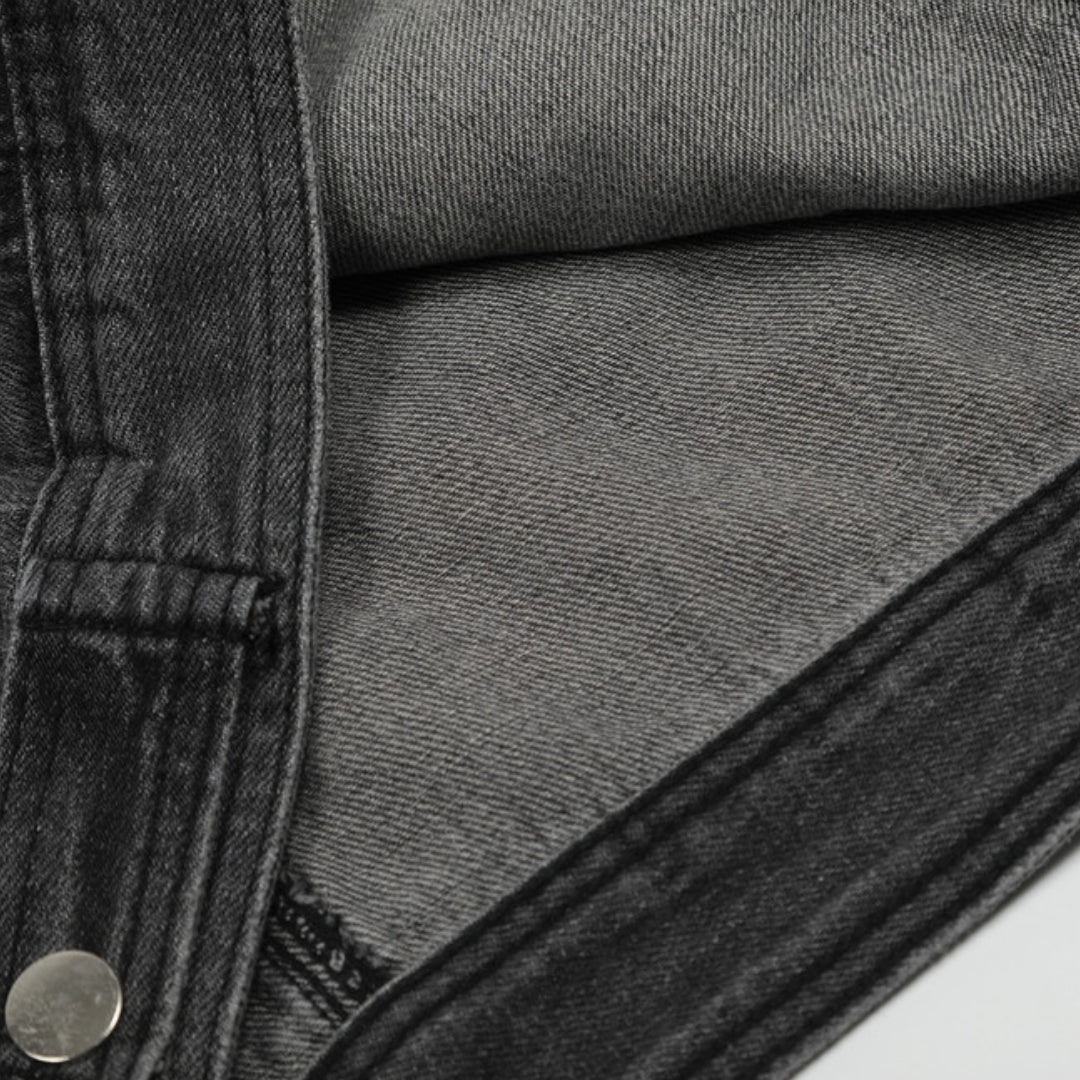 Slidt Denim Motorcykeljakke