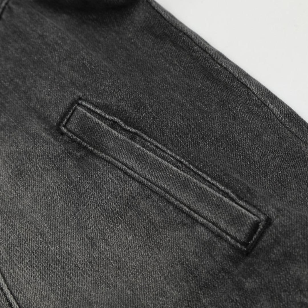 Slidt Denim Motorcykeljakke