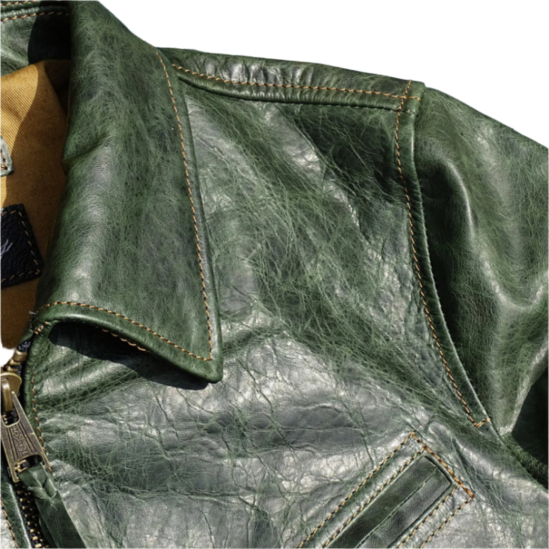 Cracked Leather Jacket