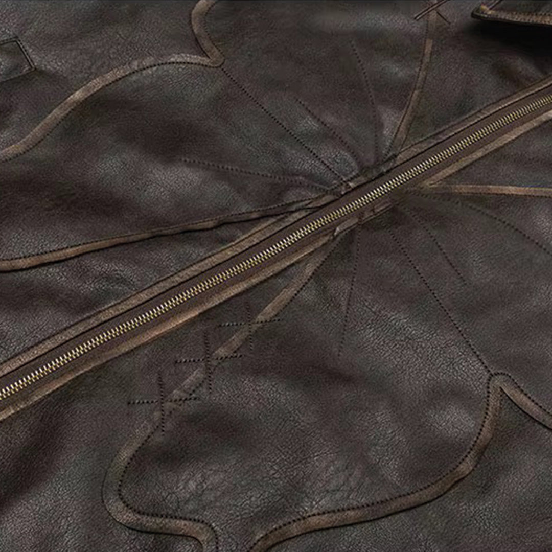 Patchwork Cargo Denim Jacket