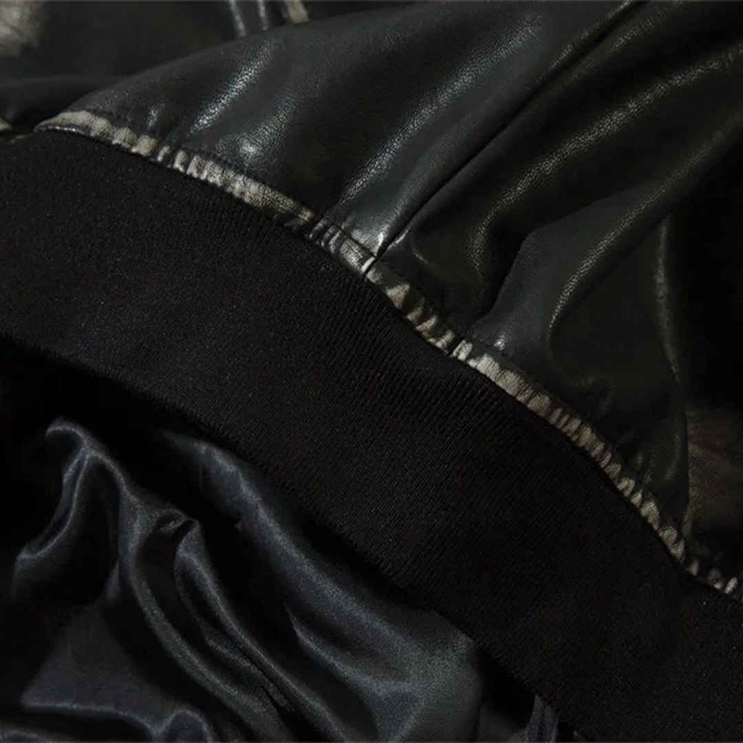 Patchwork Cargo Denim Jacket