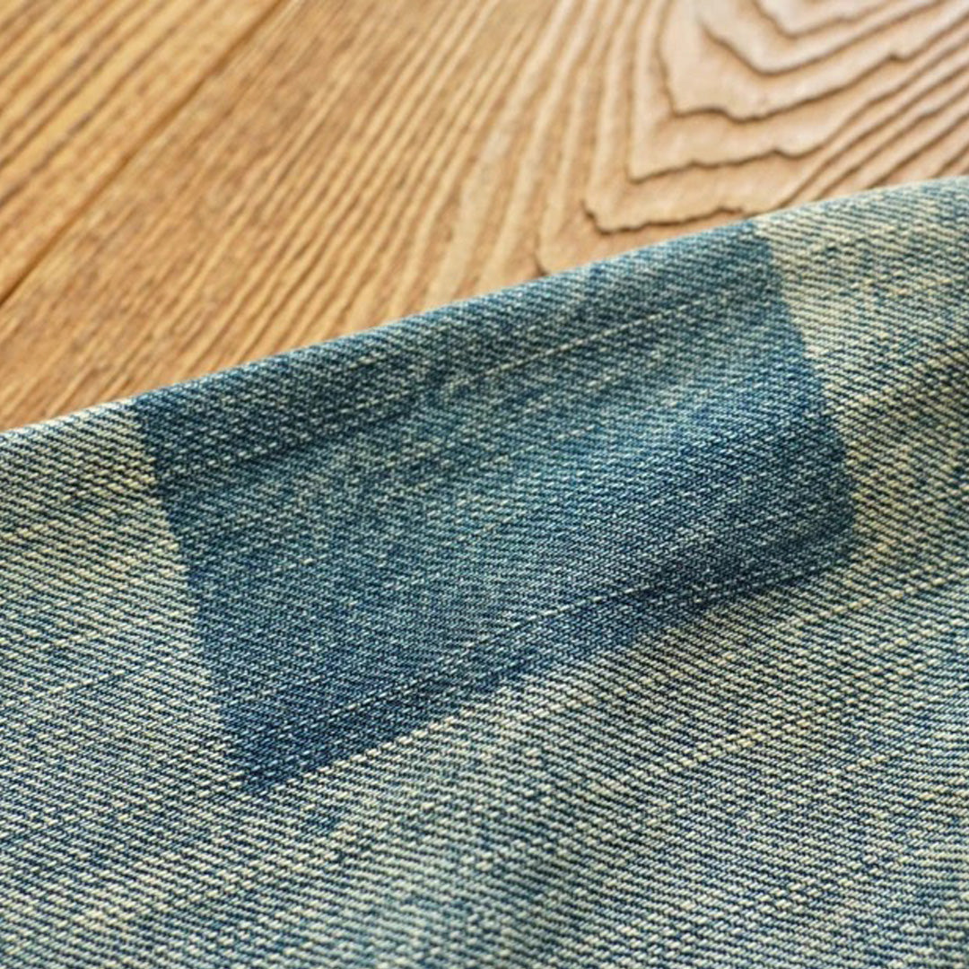Veste cargo patchwork en denim
