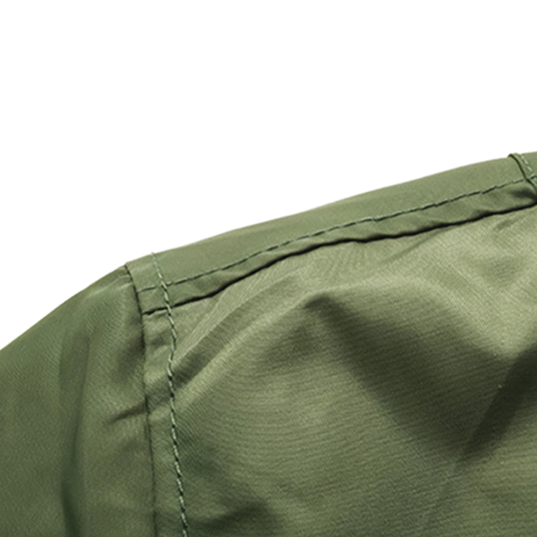 Patchwork Cargo Denim Jacket