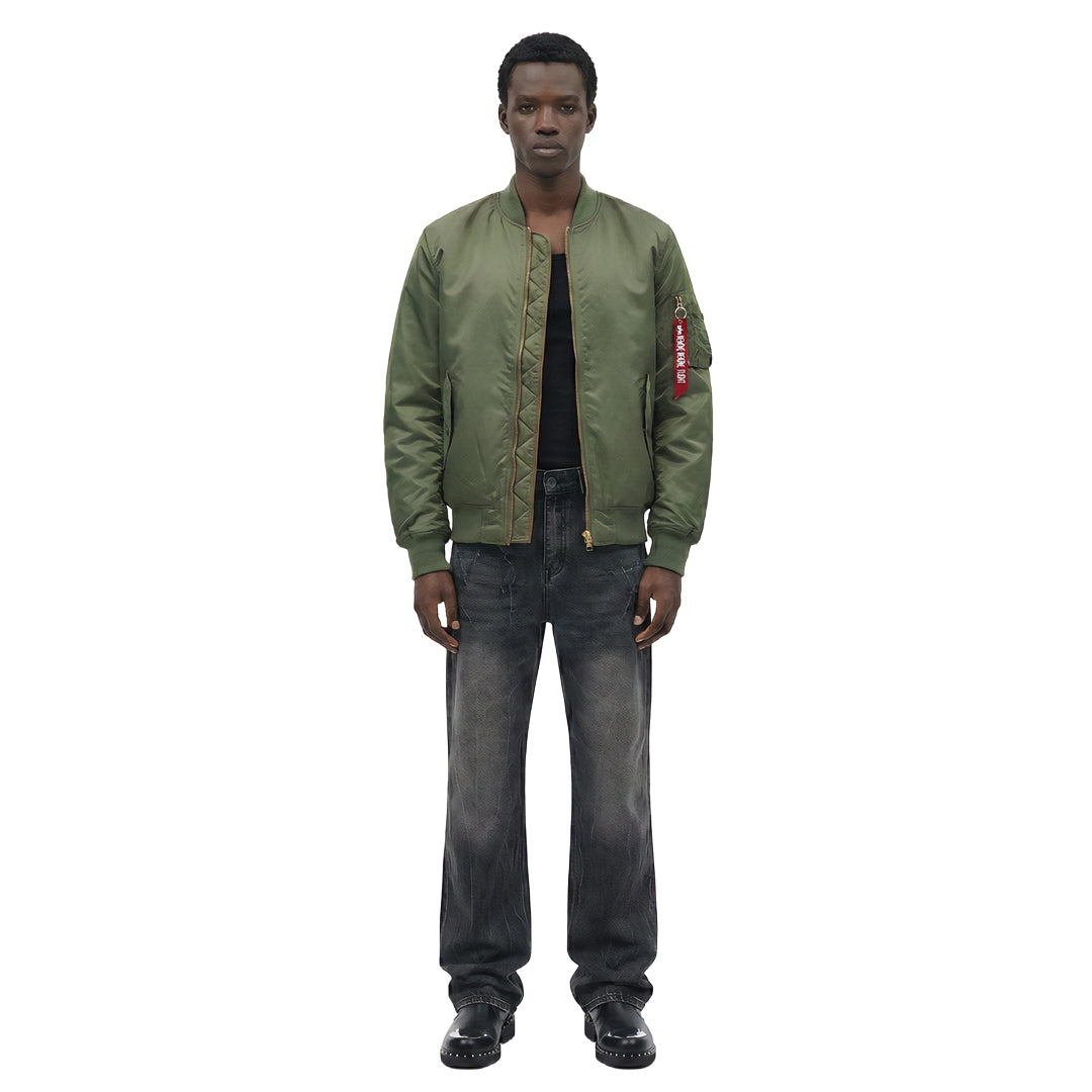 Patchwork Cargo Denim Jacket