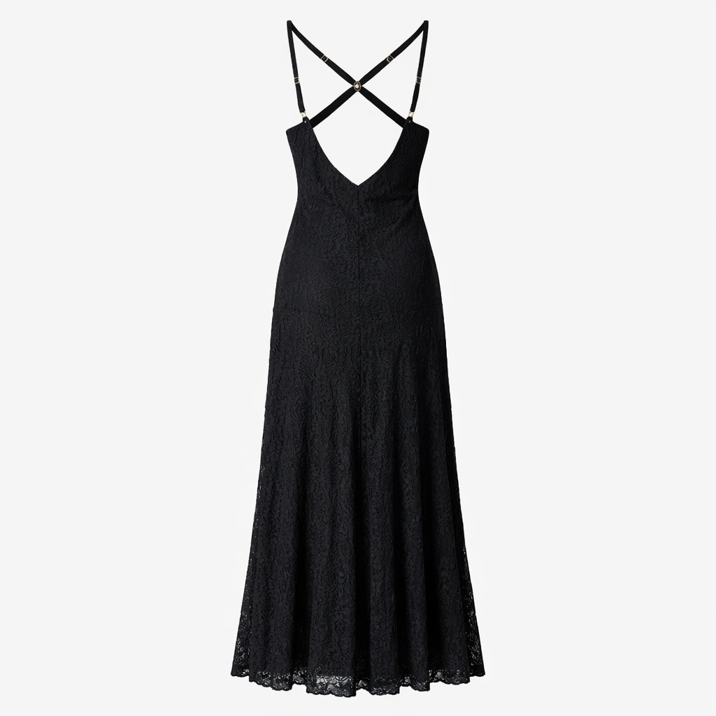 Women’s Godet Slip Dress - Midi