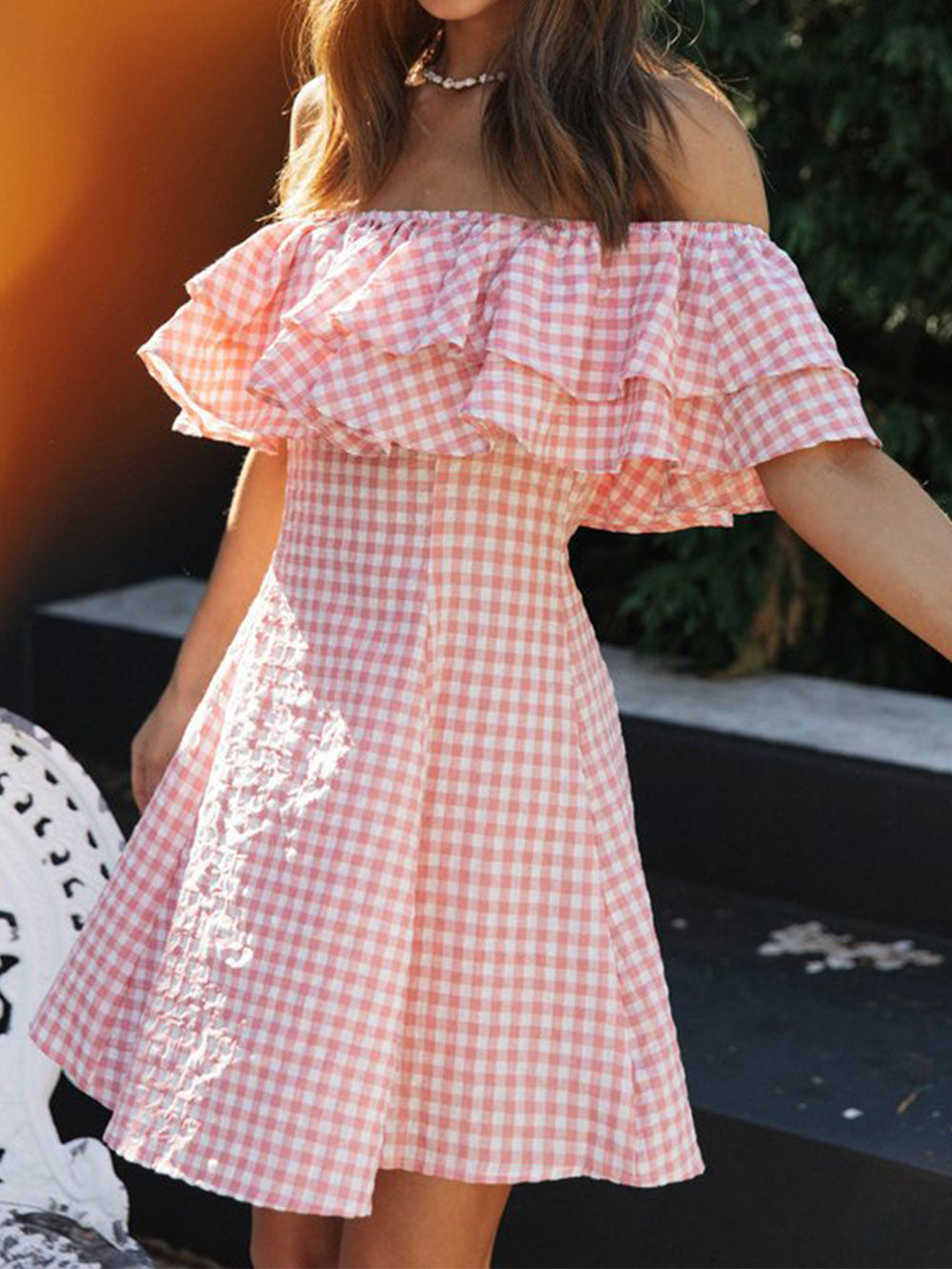 Resort Off-the-Shoulder Dress