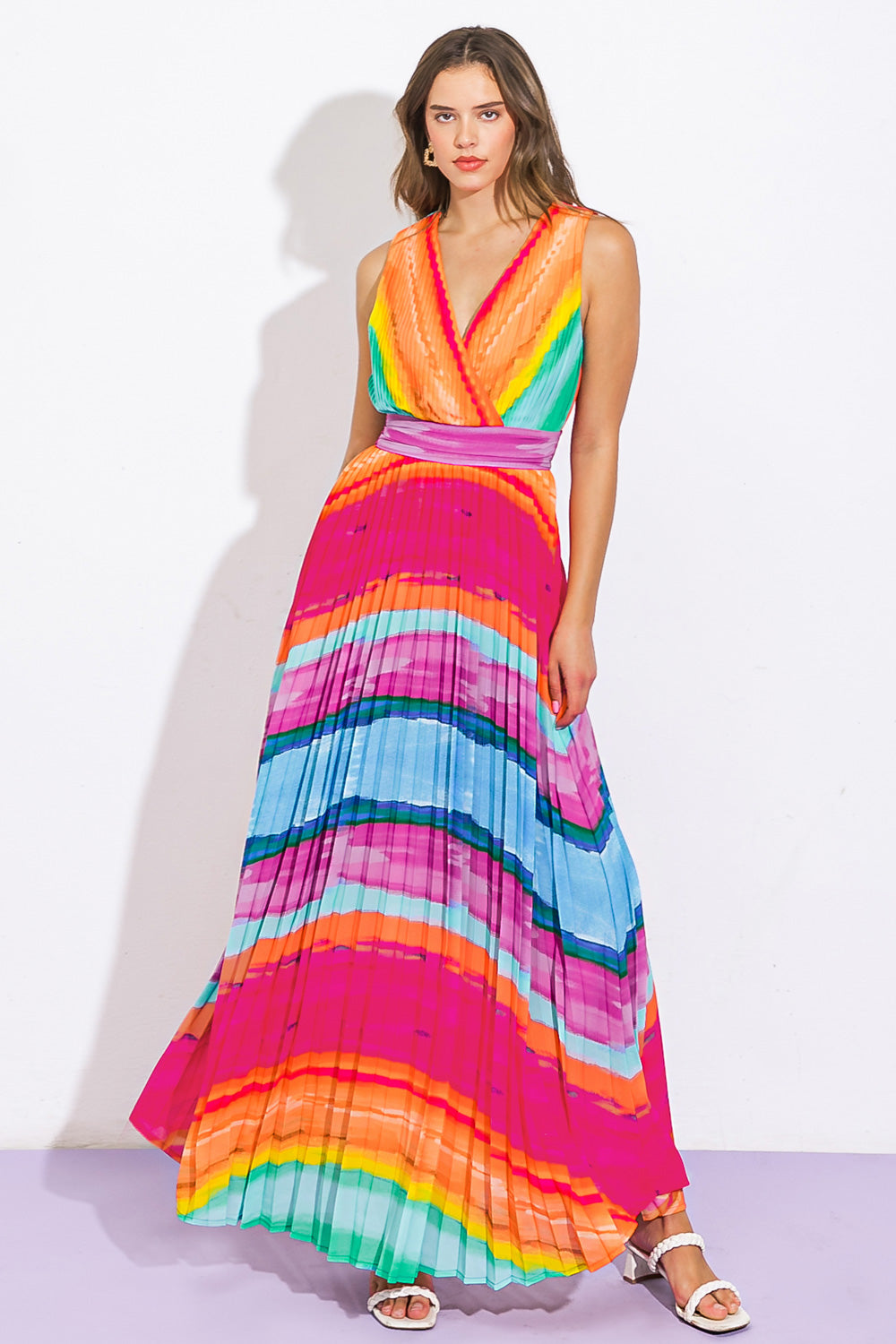 Shore Vacays Woven Maxi Dress