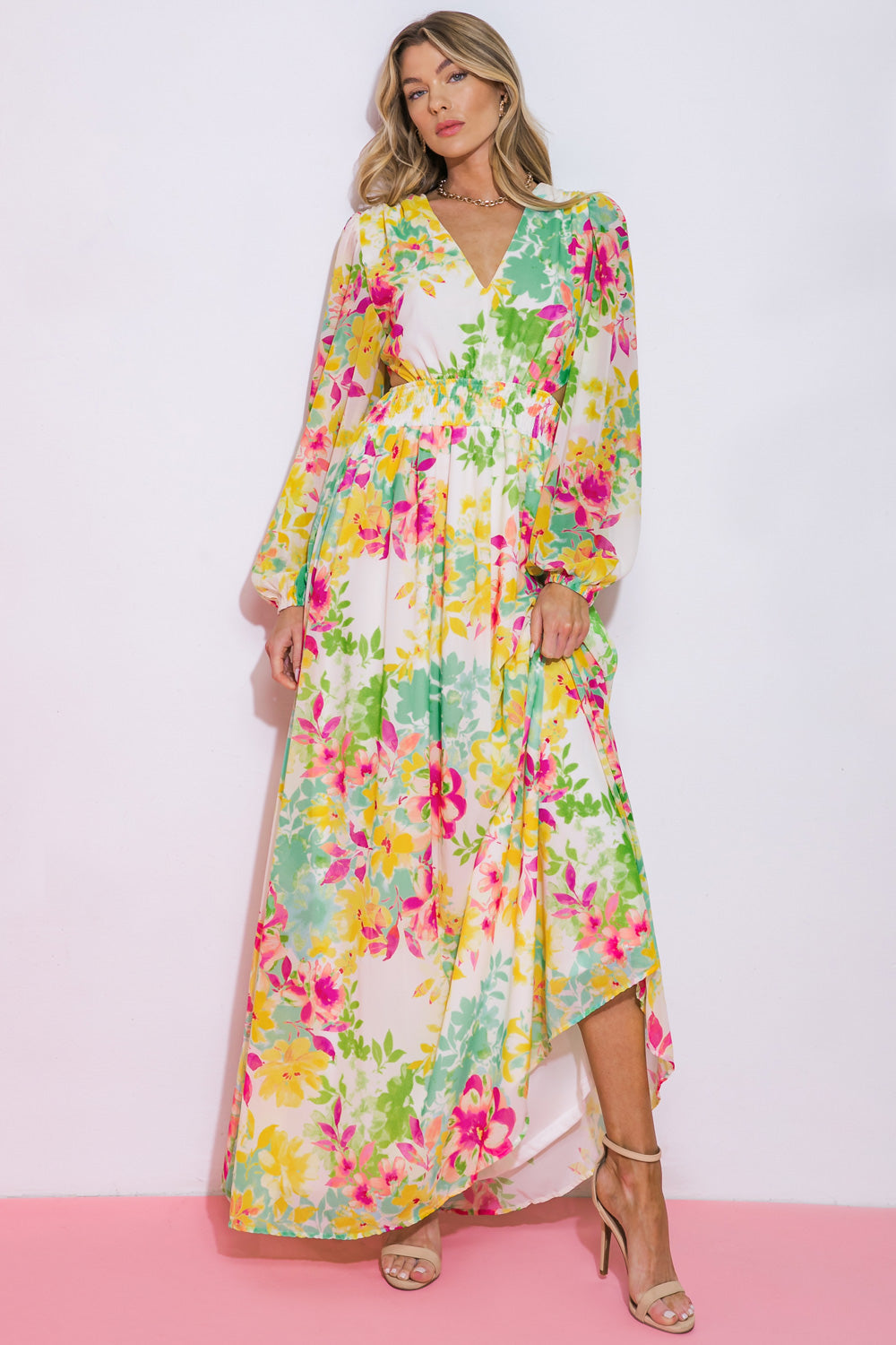 I Ain't Worried Woven Maxi Dress