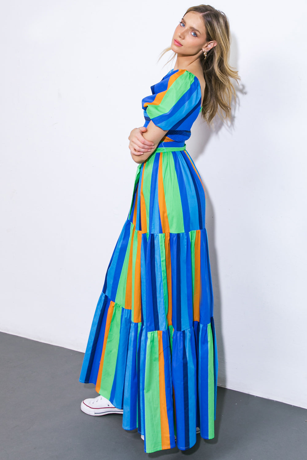 Flowy Woven Maxi Dress