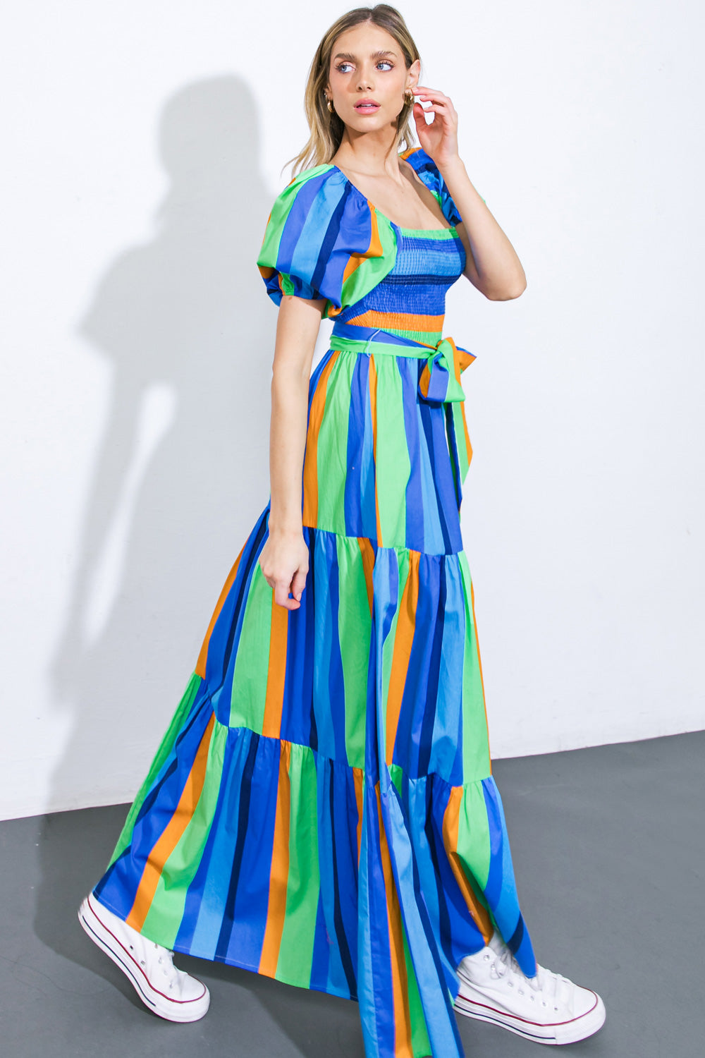 Flowy Woven Maxi Dress