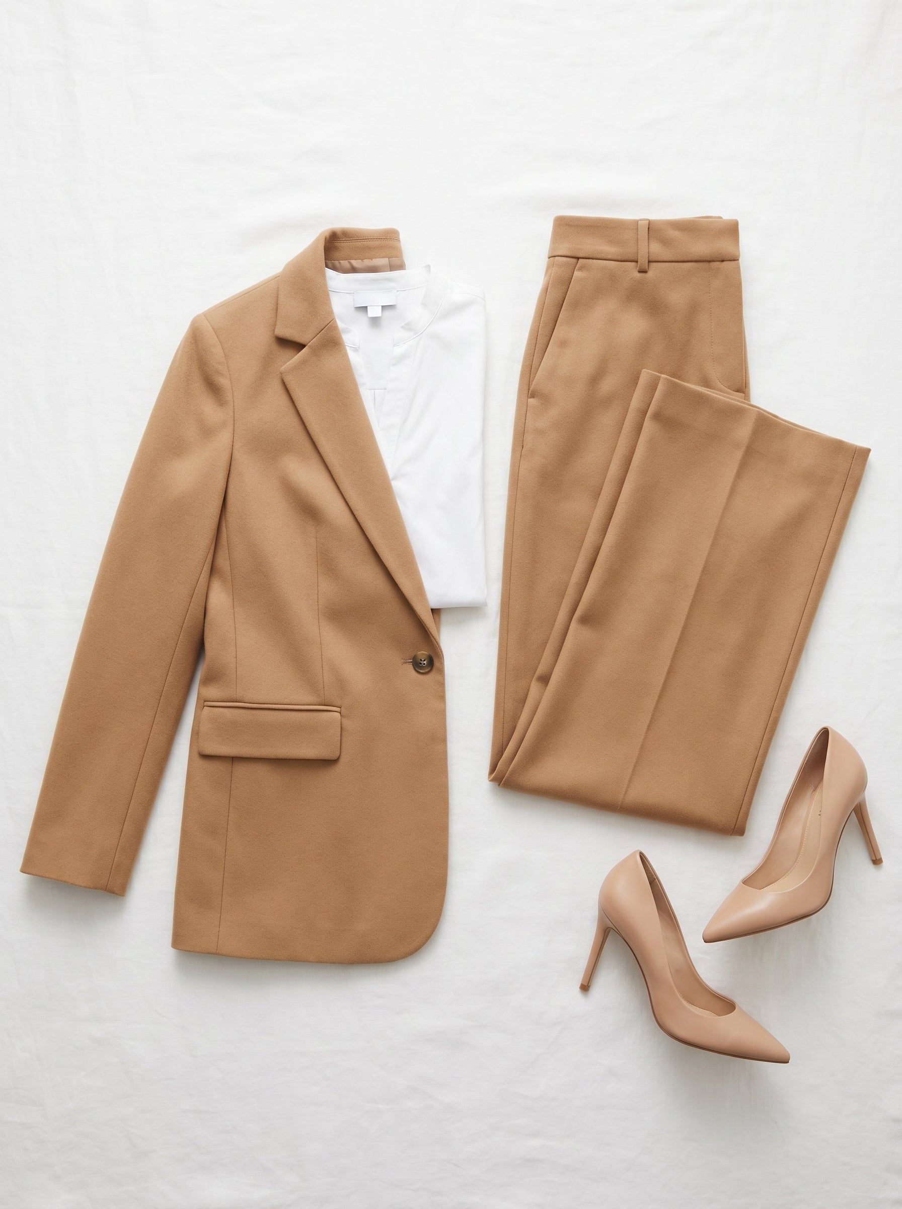 "Power Play" Blazer & Wide Leg Pants Set